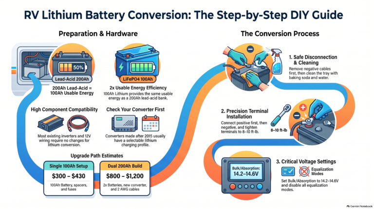 lithium battery conversion guide for rv