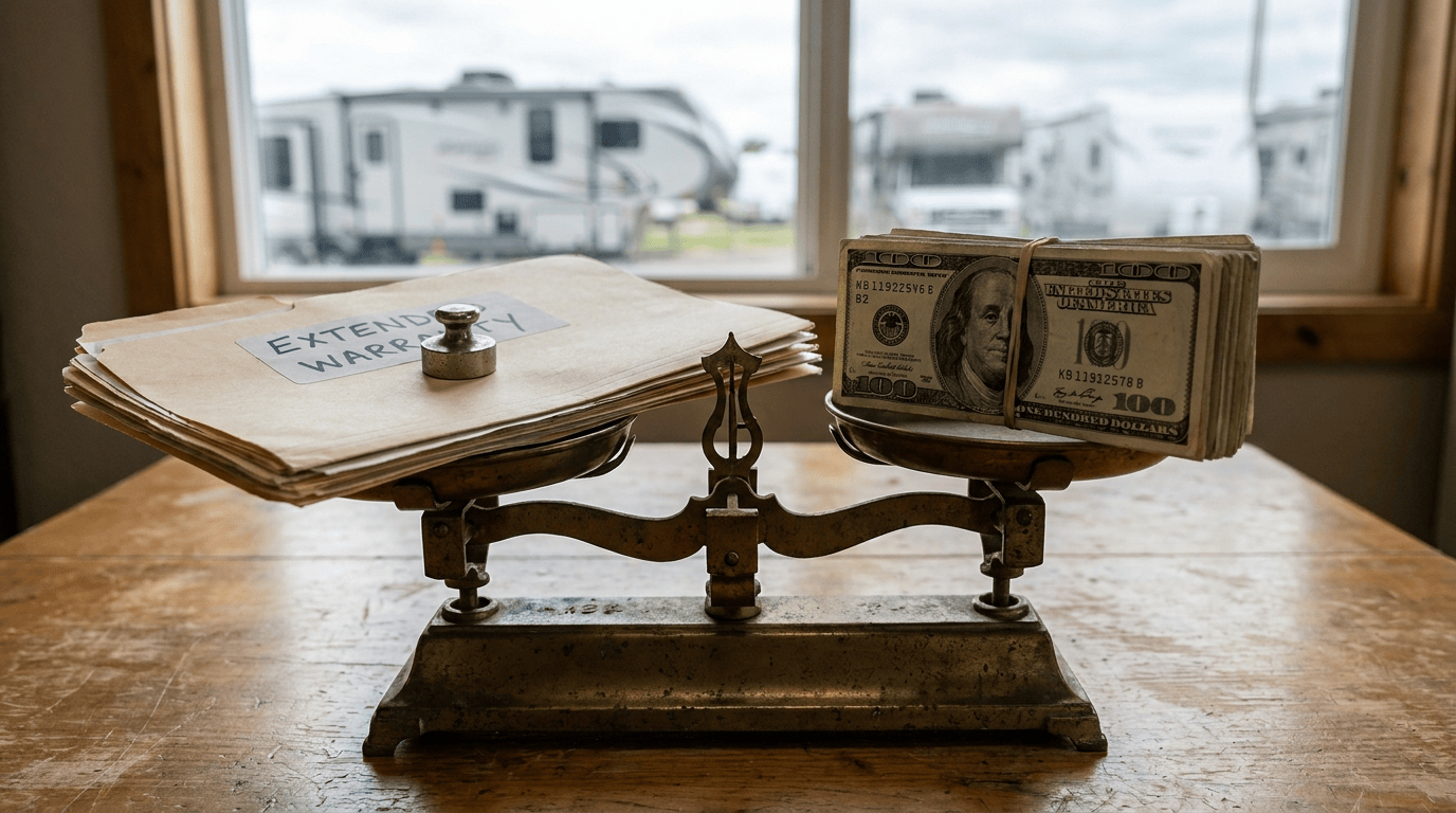 rv extended warranty vs cash