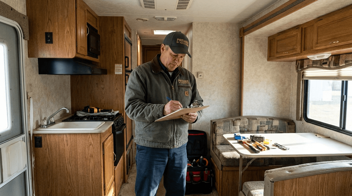rv inspector inside a class c