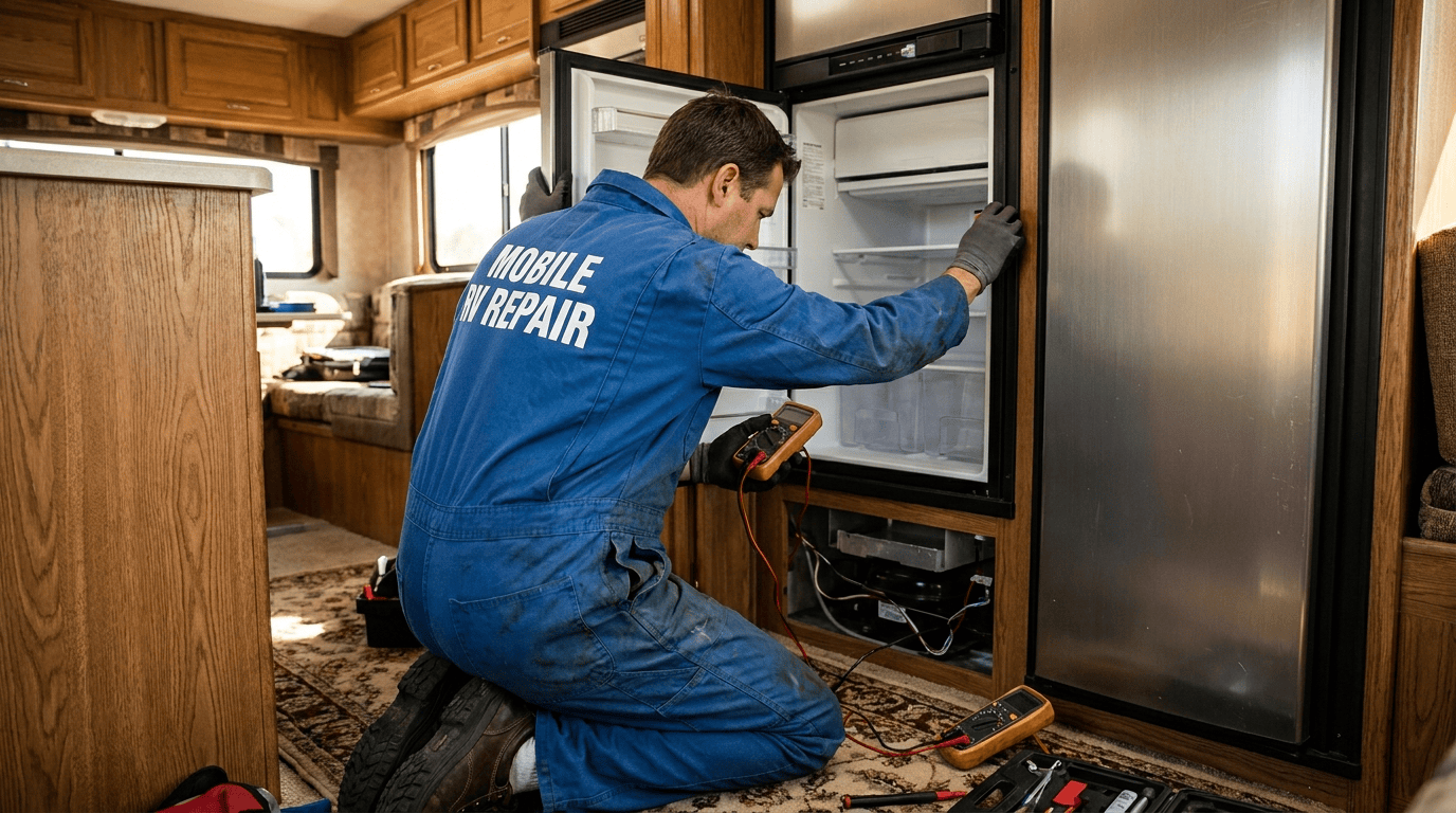 rv tech refrigerator