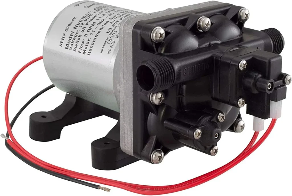 shureflow rv water pump