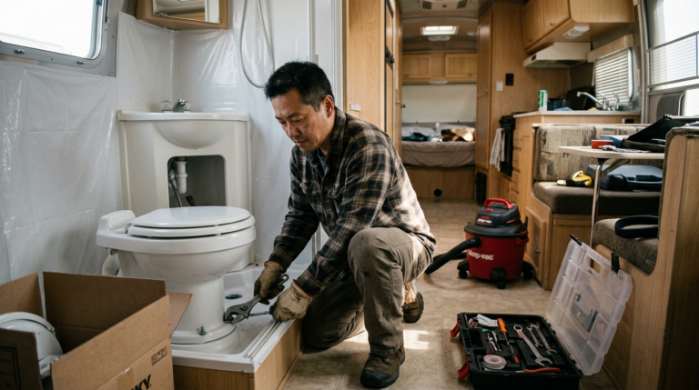 rv toilet replacement